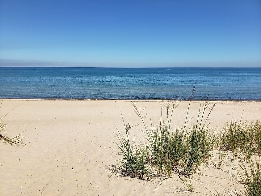 Lake Michigan, Indiana Dunes Beach State Park.