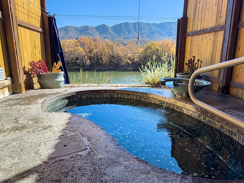 Hot Spring Pool in Truth or Consequences. Editorial credit: Kyle J Little / Shutterstock.