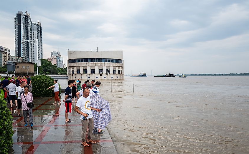 An overflowing Yangtze River in the present day. Image credit: Humphery/Shutterstock.com