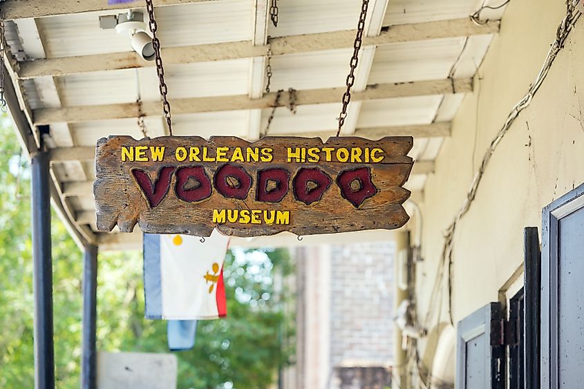 Voodoo Museum in the French Quarter, downtown New Orleans