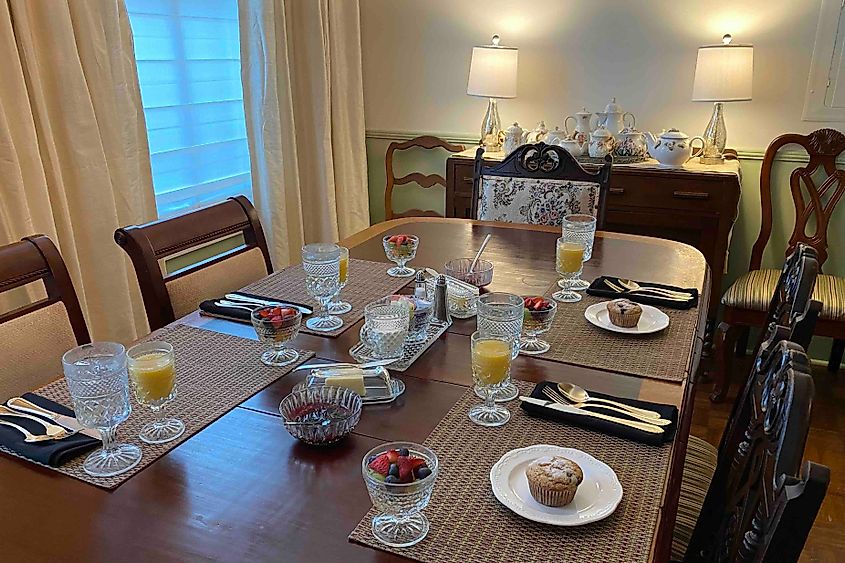 Breakfast at the Blue Ridge Inn B&B photo credit Bryan dearsley