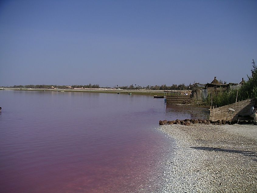 Lac Rose in Senegal, Africa