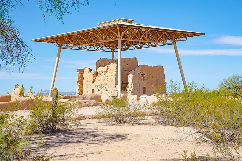 Casa Grande Ruins National Monument in Arizona. 