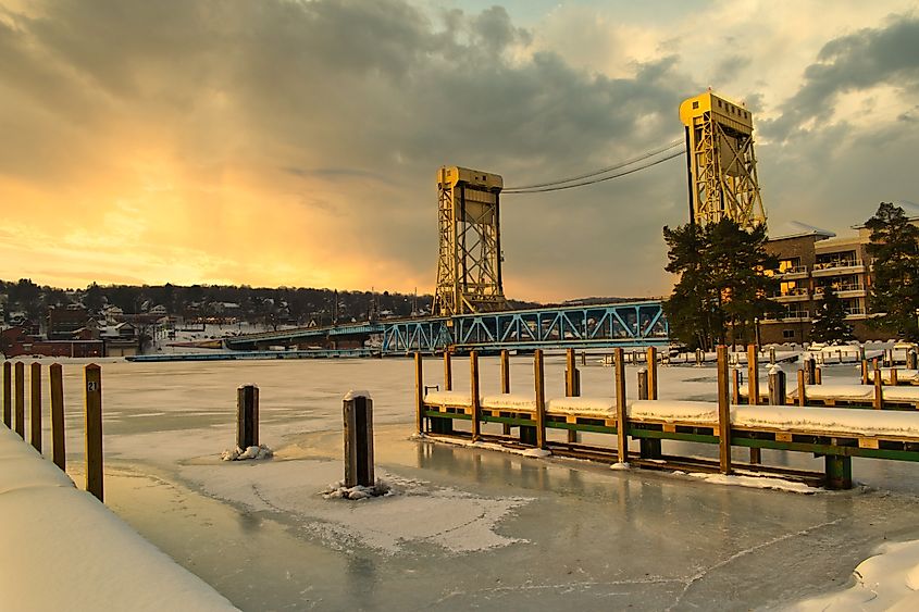 Portage Lake Lift Bridge, Houghton, Michigan