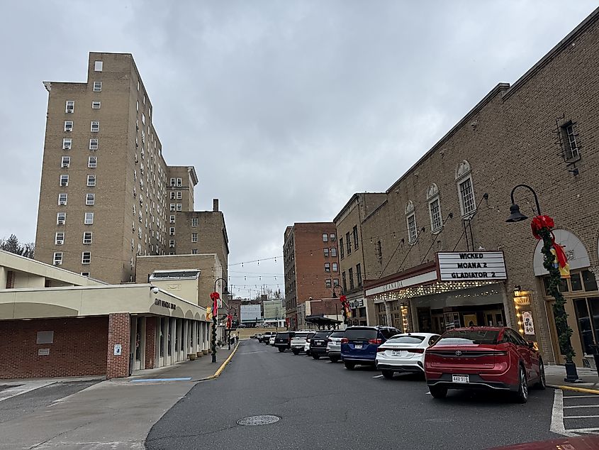 The historic district in Bluefield, West Virginia.