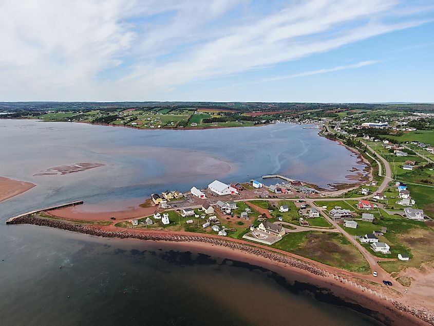 The harbor at North Rustico, Prince Edward Island.