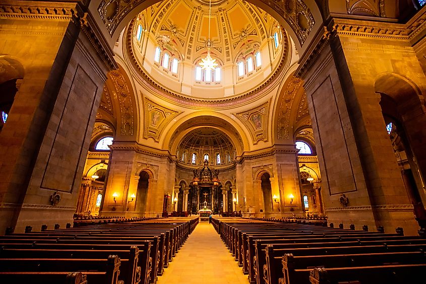 Cathedral of Saint Paul, St Paul, Minnesota. Editorial credit: CK Foto / Shutterstock.com