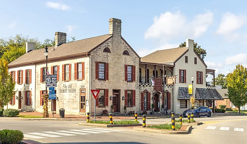 The Old Talbott Tavern in Bardstown, Kentucky.