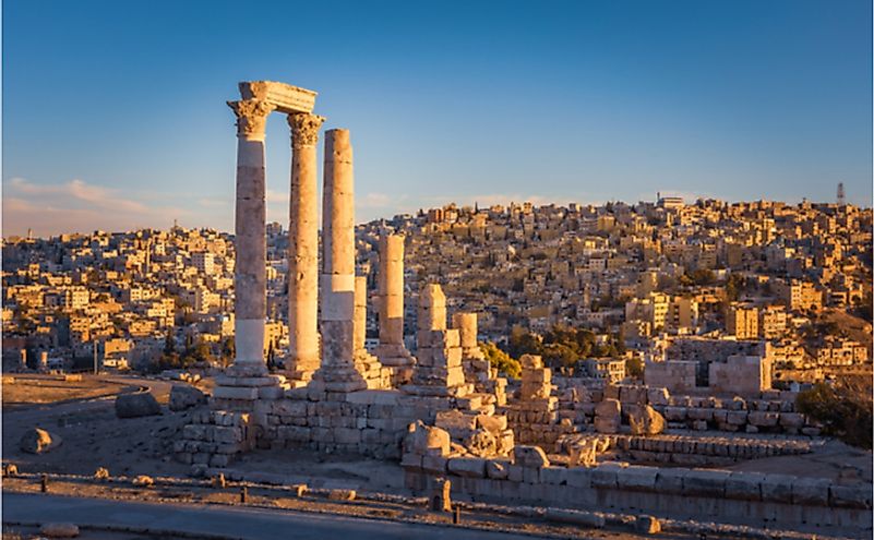 The Temple of Hercules, Amman Citadel, Amman, Jordan