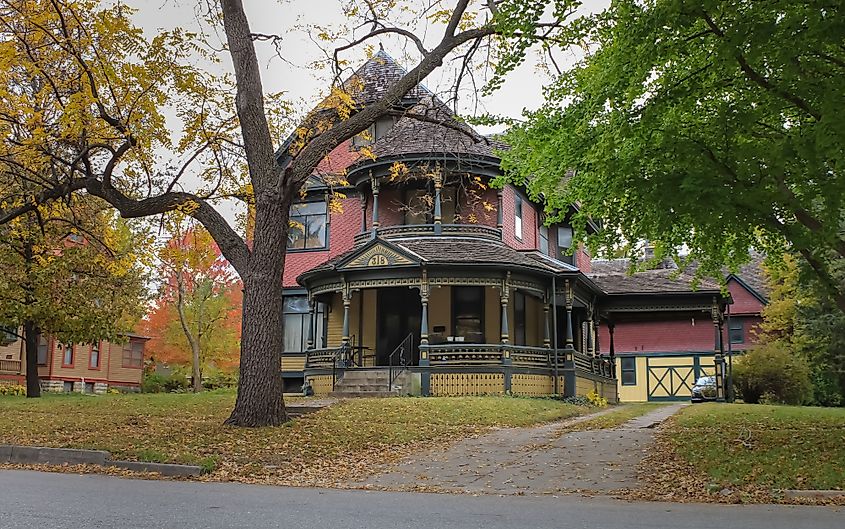 Historic home in Coffeyville, Kansas.