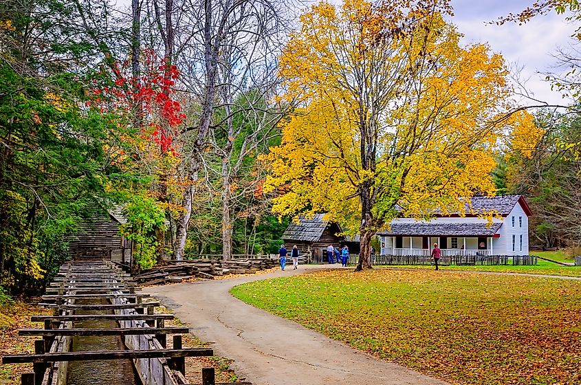 The Cable Grist Mill in Townsend, Tennessee
