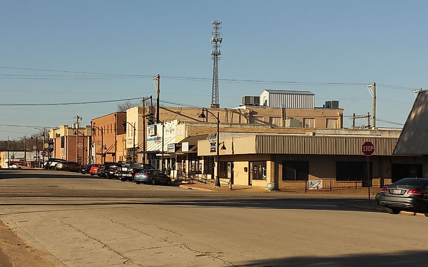 Historic Buildings and Downtown Shops Located in Jacksonville, TX.