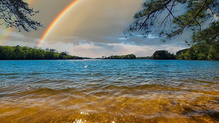 Lake Lanier in Gainesville, Georgia.