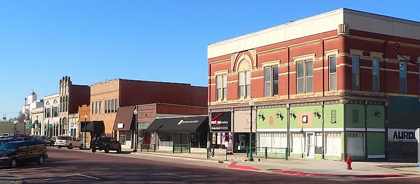 Downtown Aurora, Nebraska