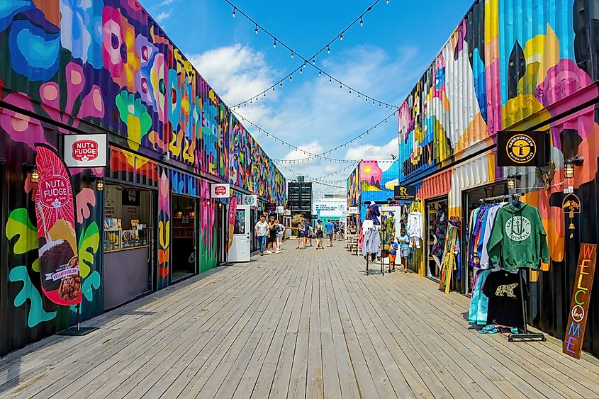 Container Village at Area 506 in Uptown Saint John, NB