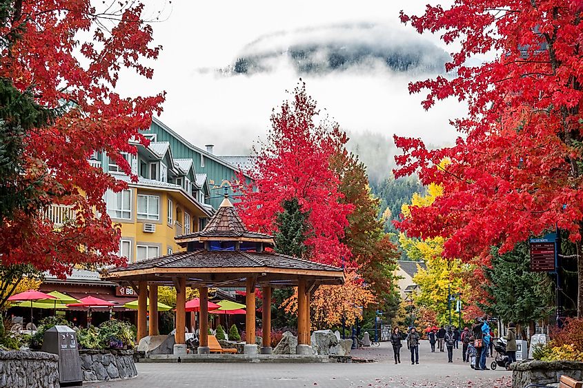 Whistler, British Columbia, in fall.