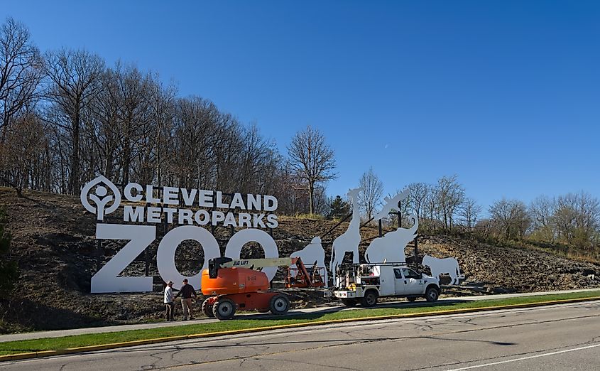 Cleveland Metroparks Zoo. Editorial credit: Kenneth Sponsler / Shutterstock.com