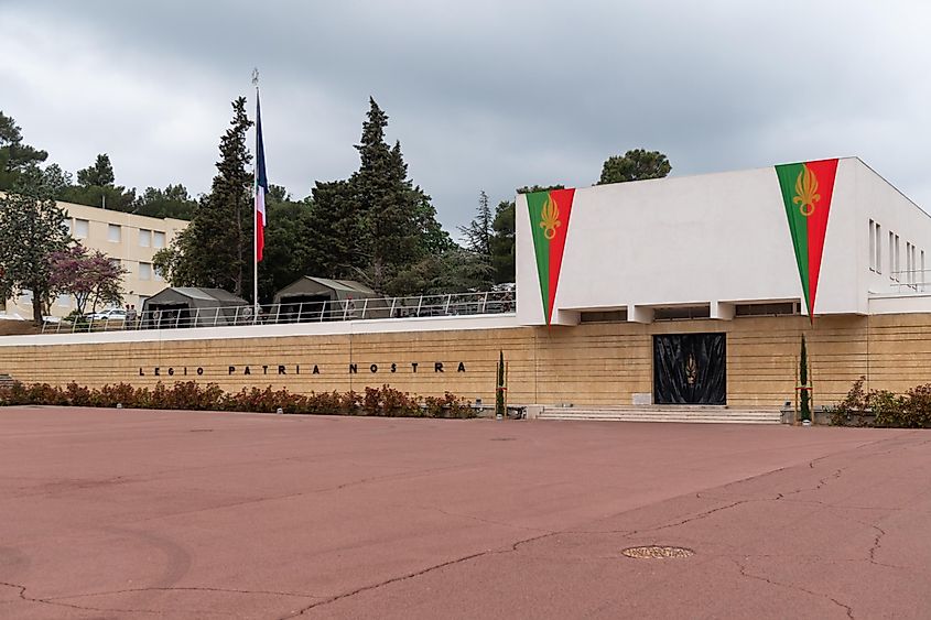 The museum of foreign legion in Aubagne by Obatala-photography via Shutterstock
