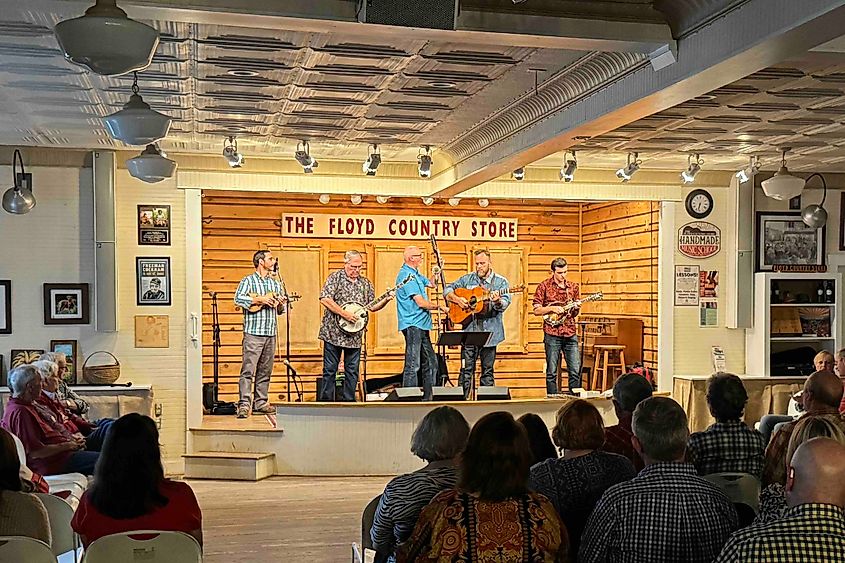 The Friday Night Jamboree at Floyd Country Store. Image credit Bryan Dearsley.JPG