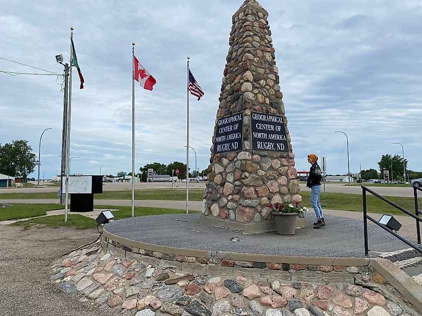 The Rugby shrine in Rugby, North Dakota