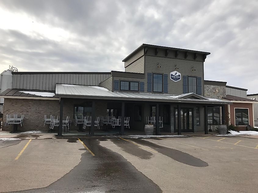 Amherst, Wisconsin/USA: The exterior of Central Waters Brewery, a famous craft beer maker in Wisconsin, via Jeff Bukowski / Shutterstock.com