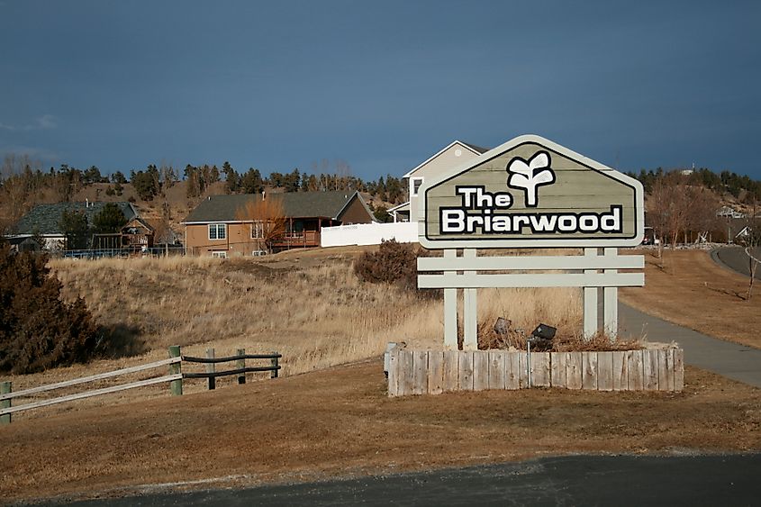 The Briarwood subdivision in Billings, Montana.