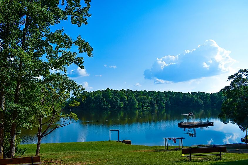 The Chewacla State Park in Alabama.