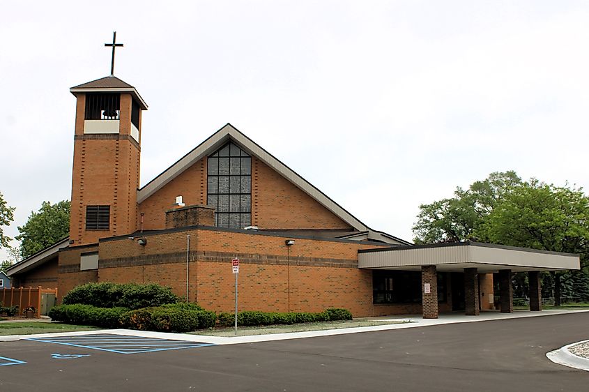 St. John the Evangelist Catholic Church in Essexville, Michigan