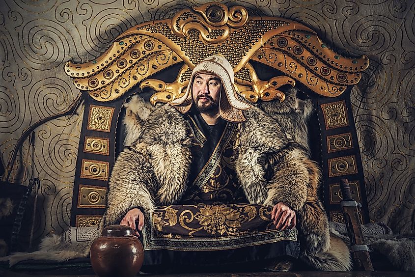 Portrait of Genghis Khan 