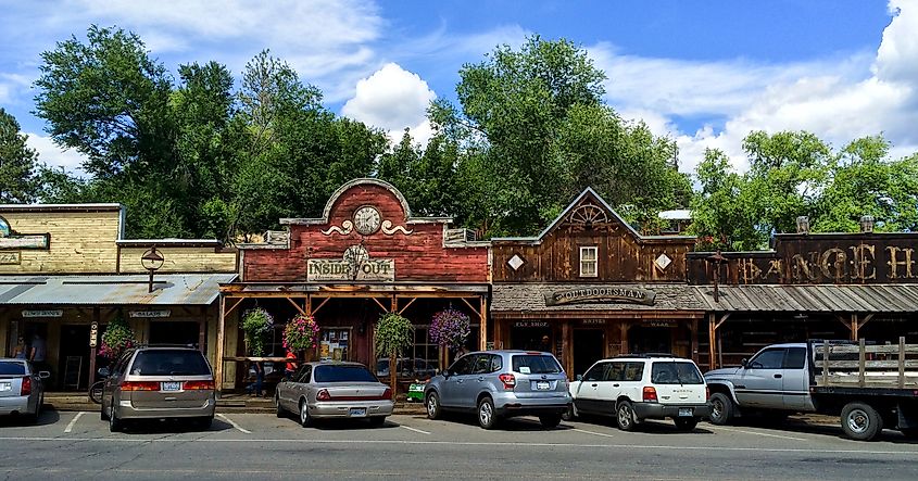 Downtown Winthrop. 