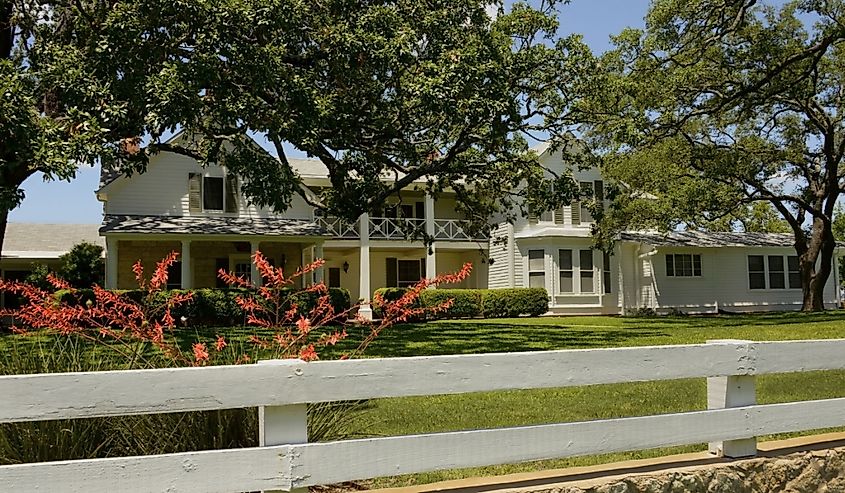  "The Texas Whitehouse" at Lyndon B Johnson National Historical Park