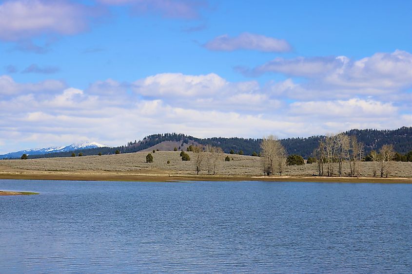 View of Lake Cascade in Cascade, Idaho