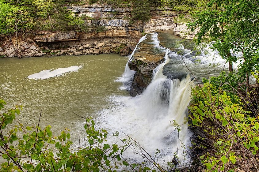 Lower Cataract Falls in Indiana, United States