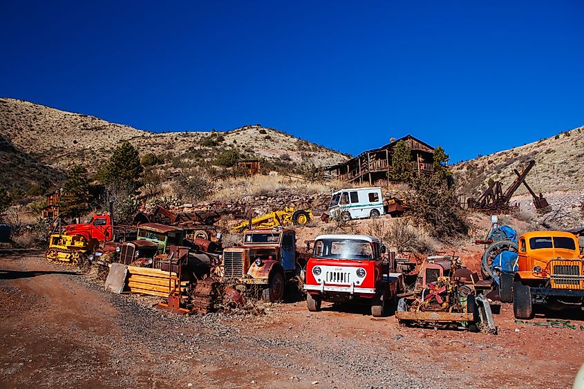 The Gold King Mine Museum and Ghost Town in Jerome, Arizona