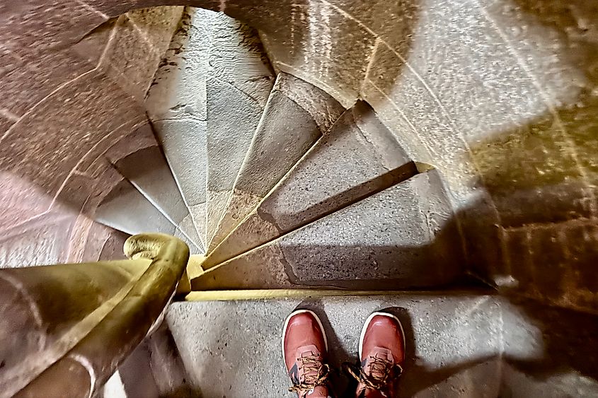 I met older folk than me climbing the Wallace Monument. Image credit: Bryan Dearsley