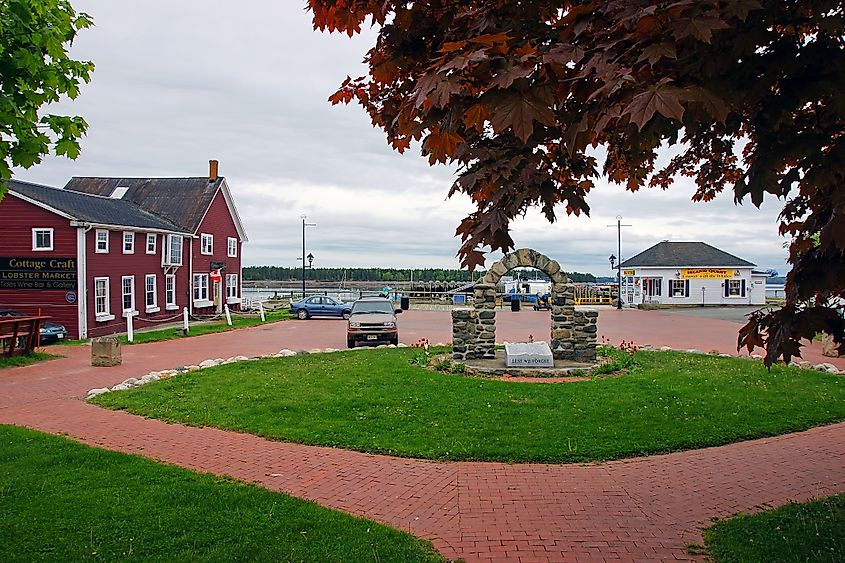 The War Memorial in St. Andrews, New Brunswick, Canada