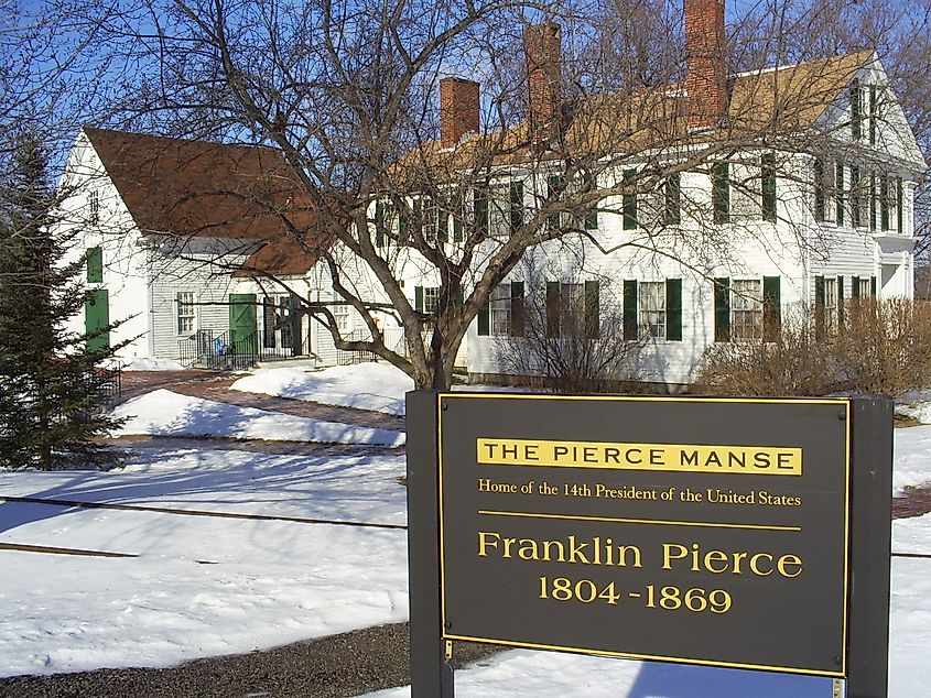 Pierce Manse in Concord, New Hampshire.