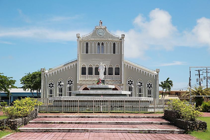 Mount Carmel Cathedral in Saipan, Northern Mariana Islands.
