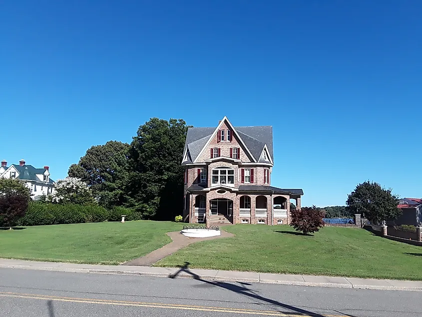 A beautiful house in Reedville, Virginia.