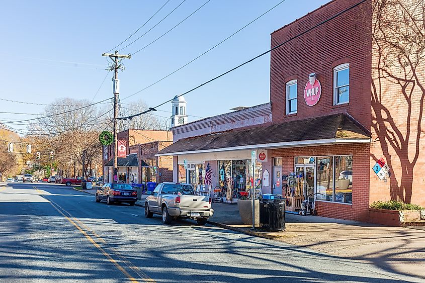 King Street in Hillsborough, North Carolina.