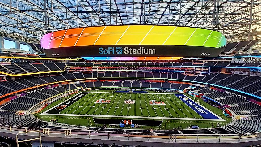 SoFi Stadium in Los Angeles, California