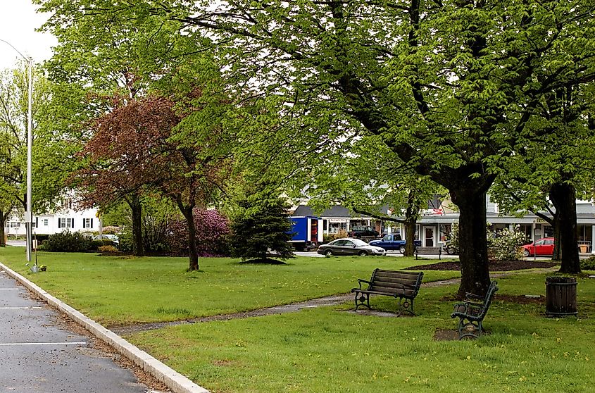 Littleton Common in Littleton, Massachusetts.