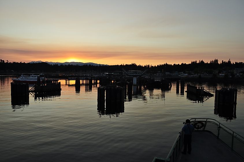 The coast along Kingston in Washington.