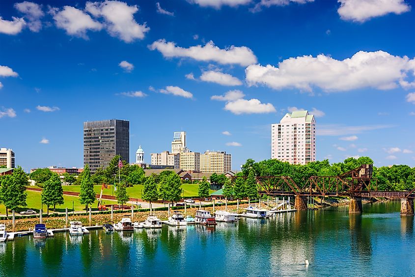 Augusta, Georgia, USA on the Savannah River.