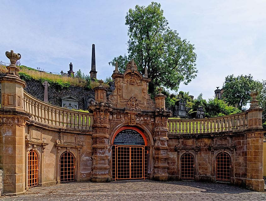 The Necropolis in Glasgow, Scotland, United Kingdom