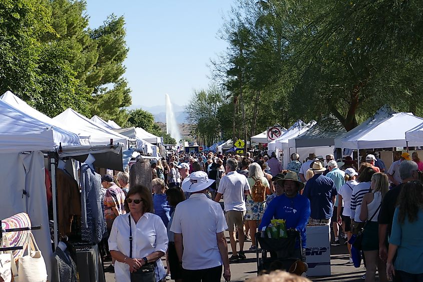 The Annual Fountain Festival celebrates the arts in Fountain Hills each fall.