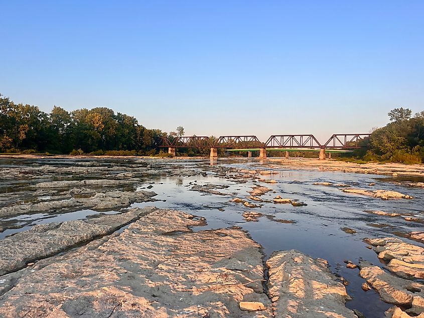 A view of the Maumee River in Grand Rapids, Ohio