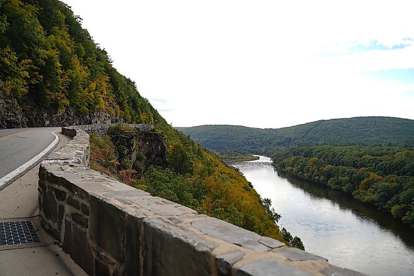 View of upper Delaware Scenic Byway