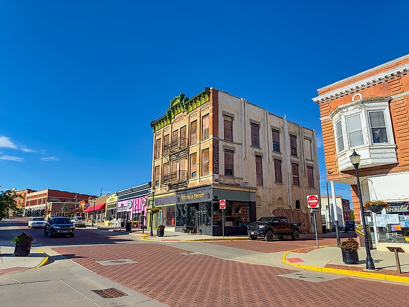 Historic district in downtown Trinidad, Colorado