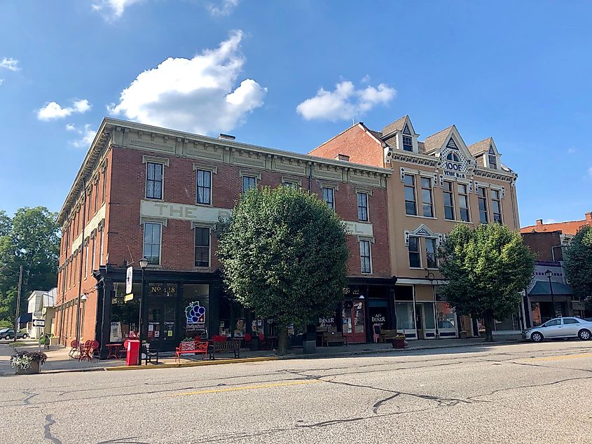 Main Street in Downtown Vevay.